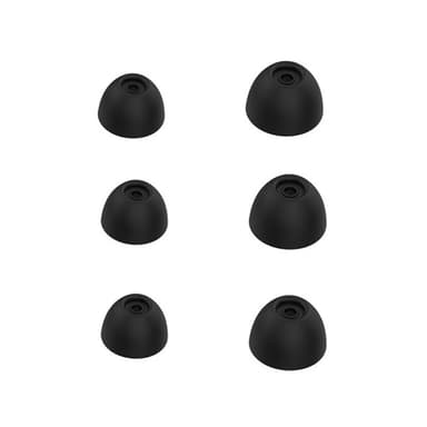 Korvatyynyt Samsung Galaxy Buds 2 in-ear kuulokkeille 3,8 mm 3 paria Musta