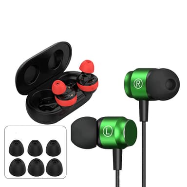 Korvatyynyt Samsung Galaxy Buds 2 in-ear kuulokkeille 3,8 mm 3 paria Musta