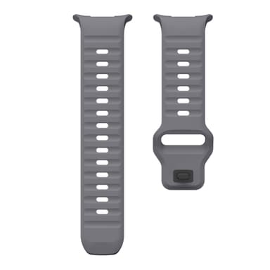 Silikoninen kellohihna Samsung Galaxy Watch Ultralle 47 mm Harmaa