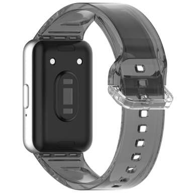 Samsung Galaxy Fit3 väriä vaihtava silikonikellon ranneke Musta