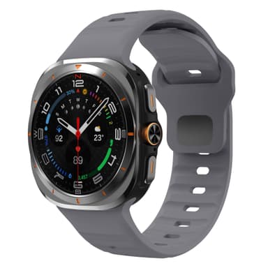 Silikoninen kellohihna Samsung Galaxy Watch Ultralle 47 mm Harmaa