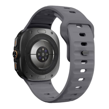 Silikoninen kellohihna Samsung Galaxy Watch Ultralle 47 mm Harmaa