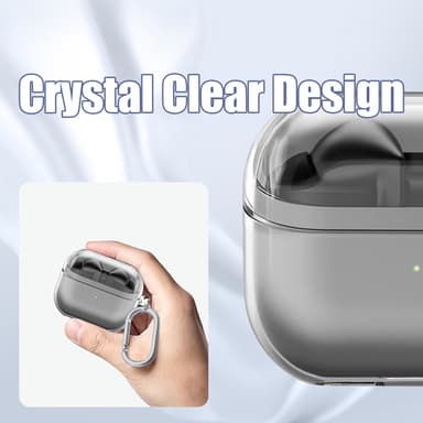 Suojakotelo Samsung Galaxy Buds 3/Buds 3 Prolle karabiinilla