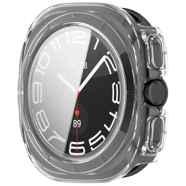 Samsung Watch Ultra 47 mm kotelo sisäänrakennetulla näytönsuojalla Läpinäkyvä