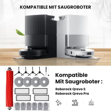 Tarvikkeet Roborock Qrevo S/Qrevo Pro robottipölynimuriin