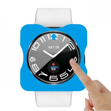 Karkaistu lasi näytönsuoja Samsung Galaxy Watchille (2 kpl) Samsung Galaxy Watch 6 40mm