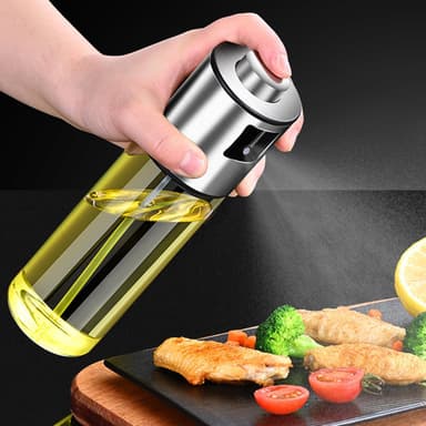 Lasinen suihkepullo öljylle, asteikko 300 ml