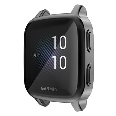 Suojakotelo näytönsuojalla Garmin Venu Sq Musta