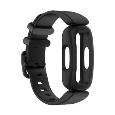 Silikoniranneke Fitbit Inspire 2:lle, Fitbit Ace 3:lle Musta