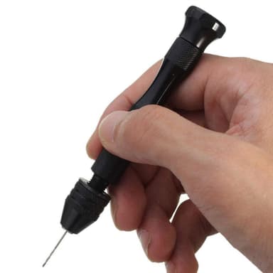 Manuaalinen työkalusarja Micro Twist Drill -poralla Musta