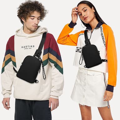Outdoor Crossbody laukku Musta