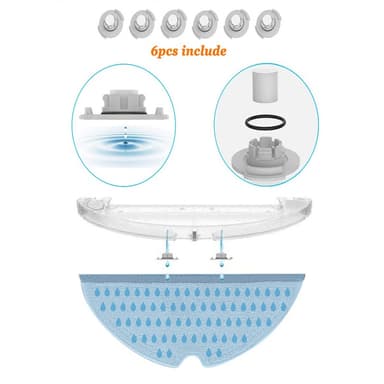 Lisävarusteet Xiaomi Roborock S5 Max/S50/S51/S55/S5/S60/S65/S6/S6 Pure/S6 MAXV 22 osaa