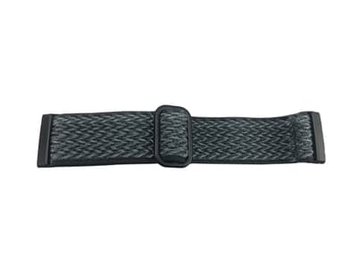 Nylon kellon ranneke Fitbit Versa 3/4:lle Harmaa