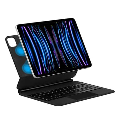 Suojakuori iPadille Bluetooth-näppäimistöllä Tummanharmaa iPad Pro 11 M4 2024