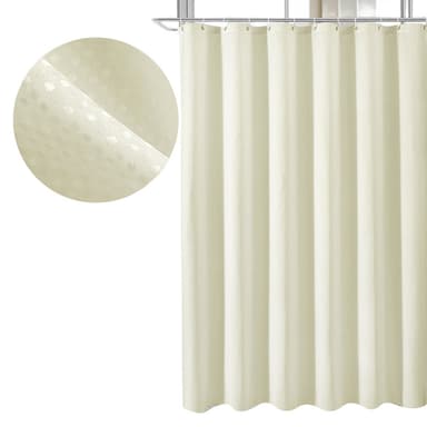 Vedenpitävä suihkuverho kylpyhuoneeseen Beige L