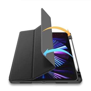 Suojakotelo iPad Air 4/5 10.9:lle/iPad Air 6 11:lle (2024) Musta