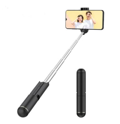 Langaton selfie-tikku Bluetoothilla WS-19001 Musta