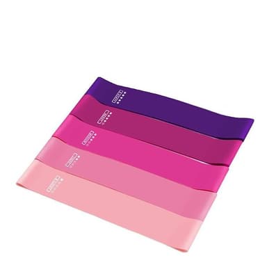 Harjoitusnauhat kotitreeniin 5 kpl Pink