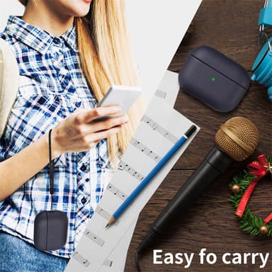 TPU suojakoteo AirPods Pro/Pro 2:lle Musta Airpods Pro 2