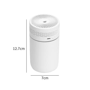 Hiljainen minikostutin 250 ml Valkoinen
