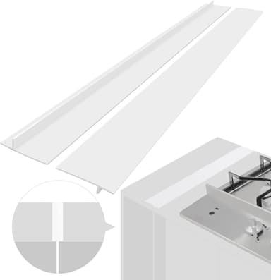Liesilista pitää puhtaana kiukaan ja kaapin välissä 61,5 cm 2 kpl Valkoinen