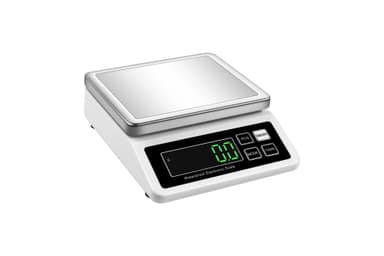Elektroninen digitaalinen vaaka Valkoinen 10kg/0,1g