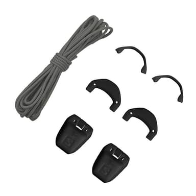 Salomon Quicklace kengännauhat Harmaa S