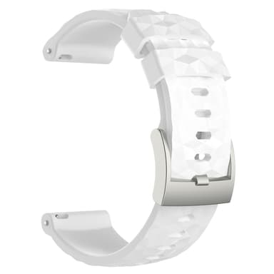 Silikoninen ranneke Suunto Spartan Sport Wrist HR Barolle Valkoinen