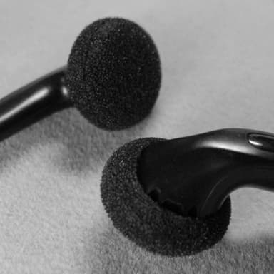 Korvapehmusteet in-ear kuulokkeille 5 paria Valkoinen