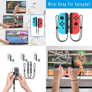 Nintendo Switch tarvikkeet urheilupeleihin 12 osaa Monivärinen