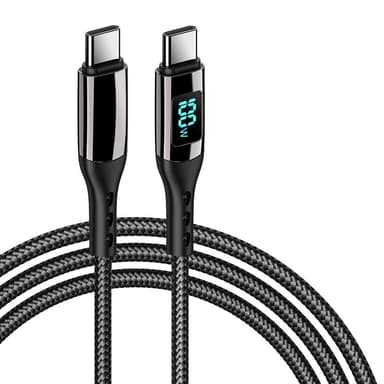 USB-C PD -pikalatauskaapeli 100 W Musta 3 m
