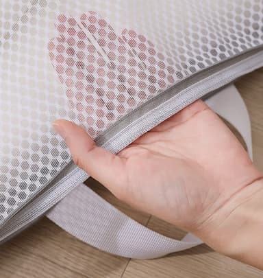4-osainen sarja hunajakennokuvioituja pyykkipusseja
