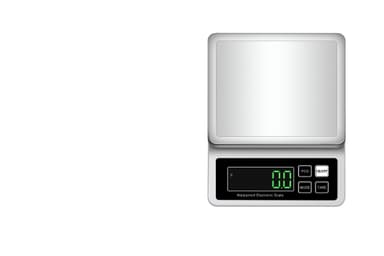 Elektroninen digitaalinen vaaka Valkoinen 10kg/0,1g