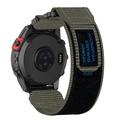 Garmin 20 mm nailonranneke Harmaa