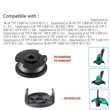 Lankakelat trimmerilangalla Bosch EasyGrassCut 18-230 ruohotrimmeri Musta