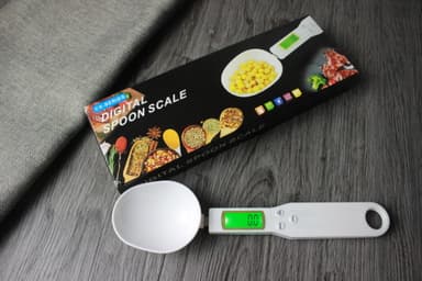 Digitaalinen lusikkavaaka 500 g / 0,1 g Valkoinen