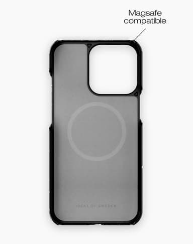 Printed Case MagSafe 13 Pro Black Thunder Marble