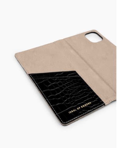Cora Phone Wallet Galaxy S22 Jet Black Croco