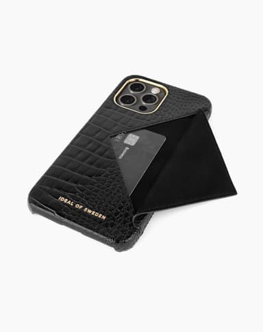 Statement Case iPhone 12 Pro Max Neo Noir Croco