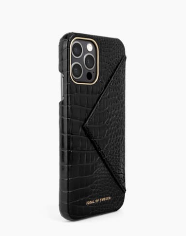 Statement Case iPhone 12 Pro Max Neo Noir Croco