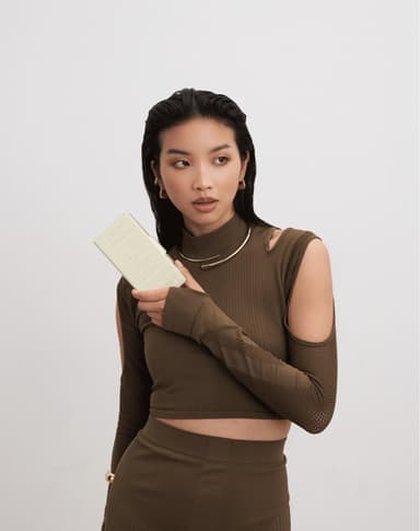 Atelier Wallet iPhone 13 Mini Cream Beige