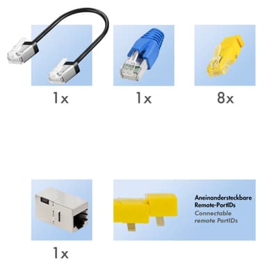 LogiLink 3-in-1 Nätverkskabeltestare och portmappning