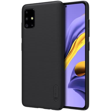 NILLKIN Super Frosted Kova Muovikotelo Samsung Galaxy A51 - Musta