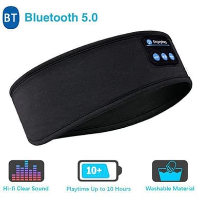Bluetooth Sports Headband Sleep Headphones Music Eye Mask