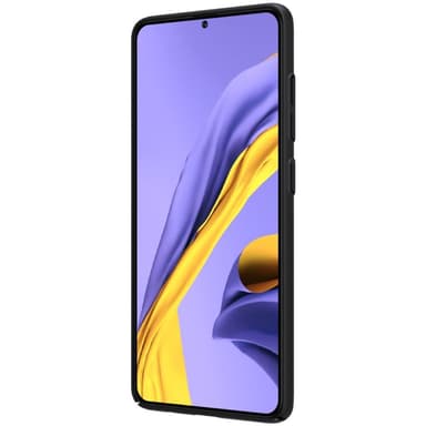NILLKIN Super Frosted Kova Muovikotelo Samsung Galaxy A51 - Musta