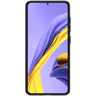 NILLKIN Super Frosted Kova Muovikotelo Samsung Galaxy A51 - Musta