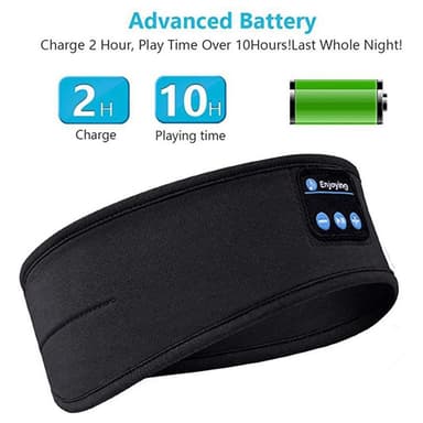 Bluetooth Sports Headband Sleep Headphones Music Eye Mask