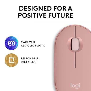 Logitech Pebble Mouse 2 M350s langaton hiiri (roosa)