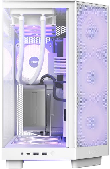 NZXT H6 Flow RGB 2024 PC-kotelo (valkoinen)