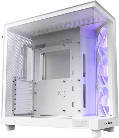 NZXT H6 Flow RGB 2024 PC-kotelo (valkoinen)